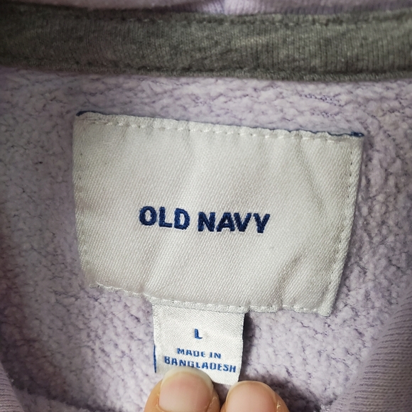 Old Navy Light Purple Lavander Hoodie Sweater Women's Size Large - Picture 3 of 6